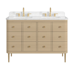 Serena Vanity Collection - Light Oak