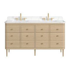 Serena Vanity Collection - Light Oak