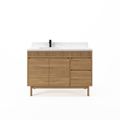 Kayla Vanity Collection - Natural Teak