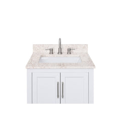 Alluring Quartz Top with Single Rectangular Sink