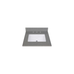 Contrail Matte Quartz Top with Single Rectangular Sink