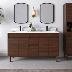 Carina Vanity Collection - Coffee Teak